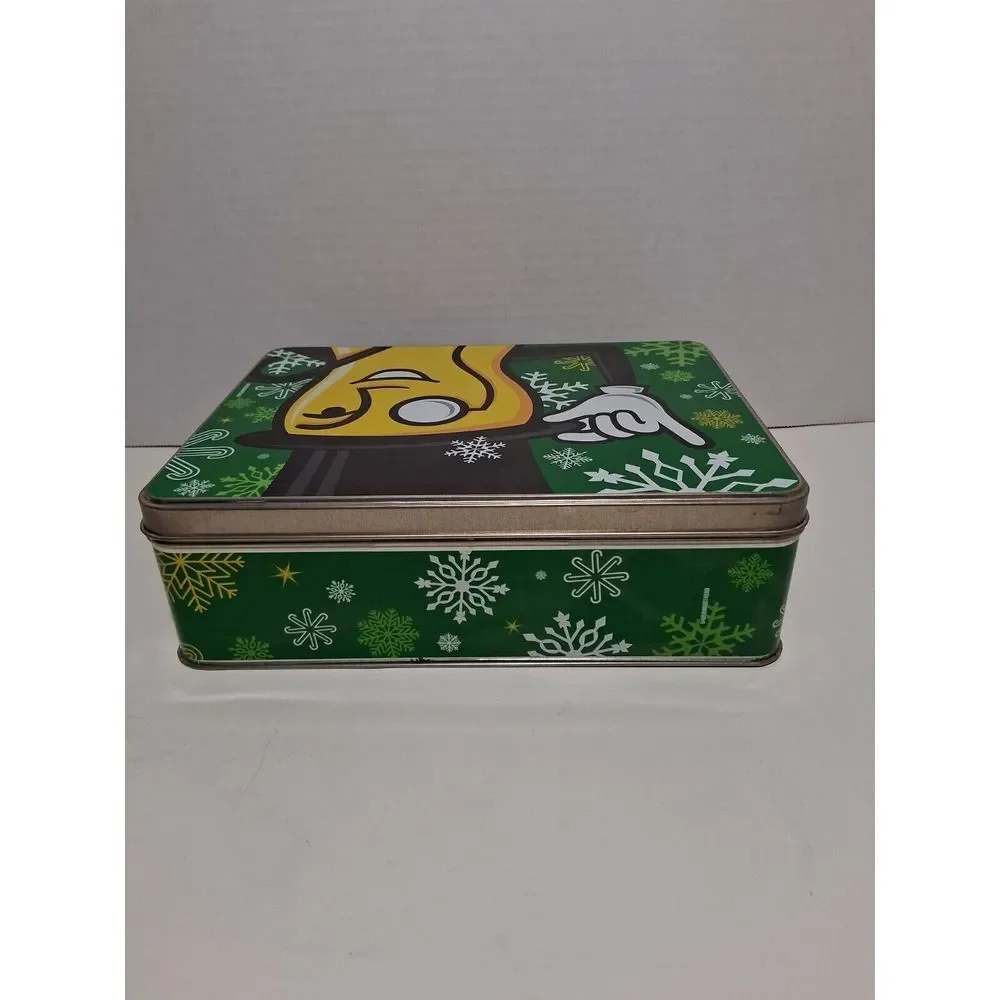 Vintage Mr. Peanut Planters Nuts Christmas Tin 9 x 7 - Picture 4 of 7